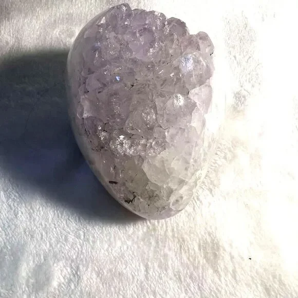 Amethyst Geode Crystal Egg